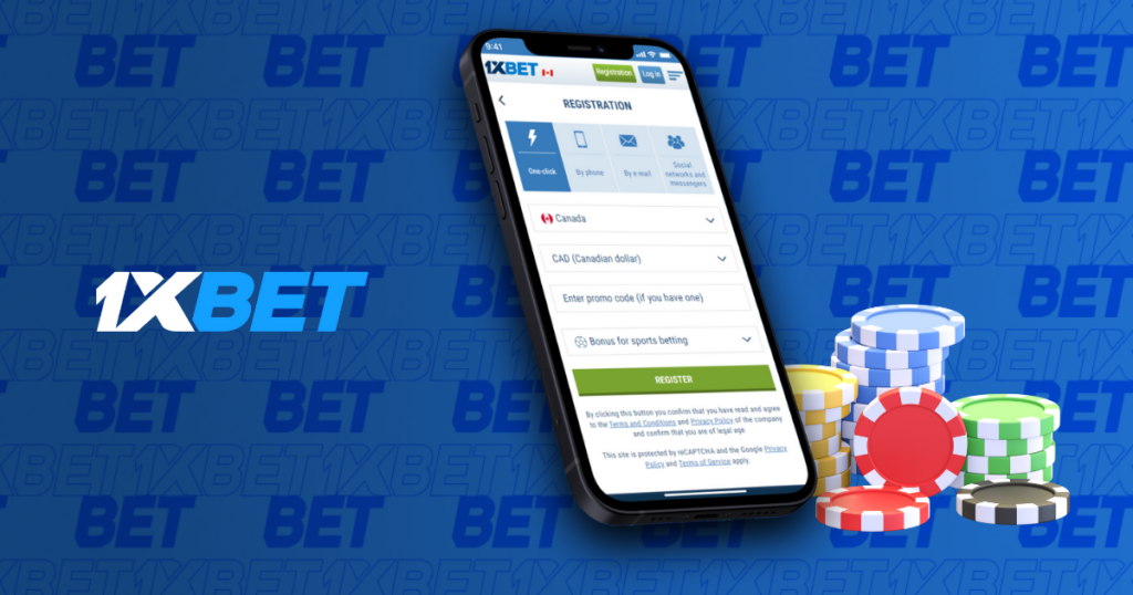Регистрация в 1xBet через приложение